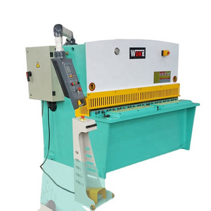 Motorized back gauge swing beam plate shear, steel plate cutting machine, guillotine shear machine