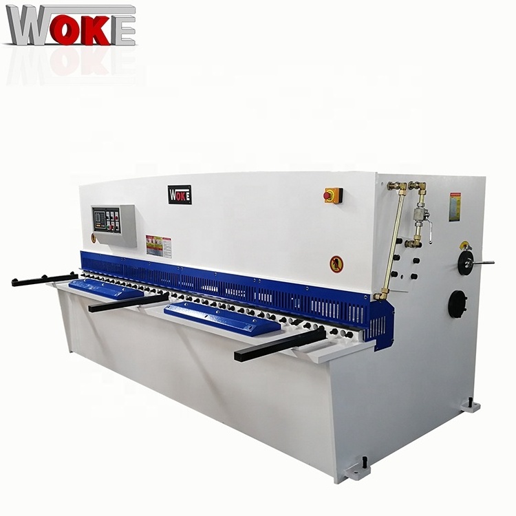 Motorized back gauge swing beam plate shear, steel plate cutting machine, guillotine shear machine