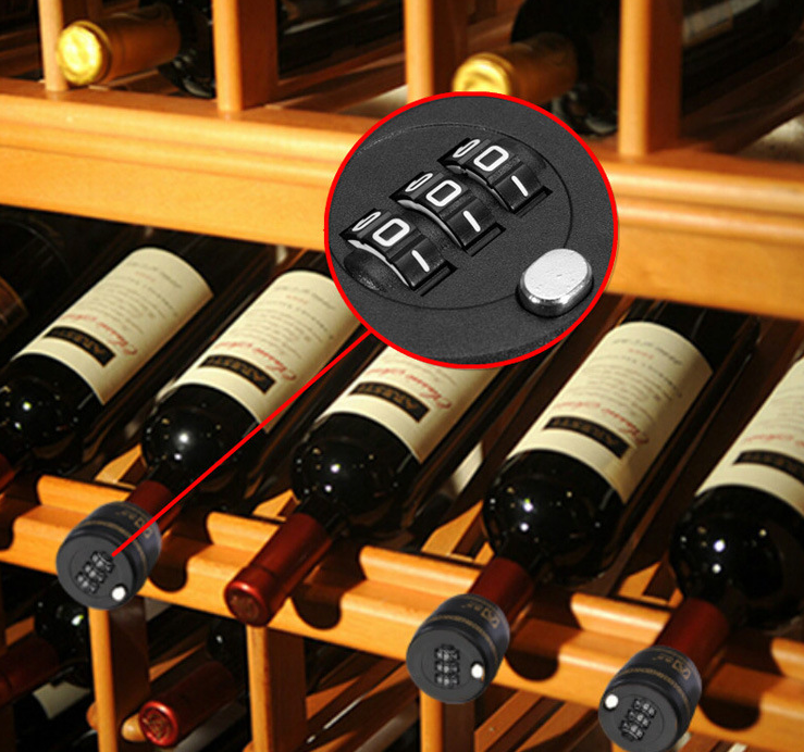 Hot sale Combination Lock for Wine & Liquor Bottle-Wine Whiskey Bottle Top Stopper