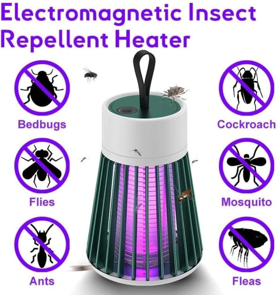 Newest Portable USB Charing Mosquito Zapper USB Fly Trap Zapper bug zapper for Indoor, Home Garden, Camping, Picnic