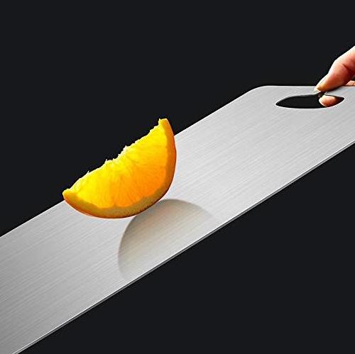 2019 New arrival Eco-Friendly Feature and Metal Stainless Steel Small Cutting Board Set Vegetable Chopping Board