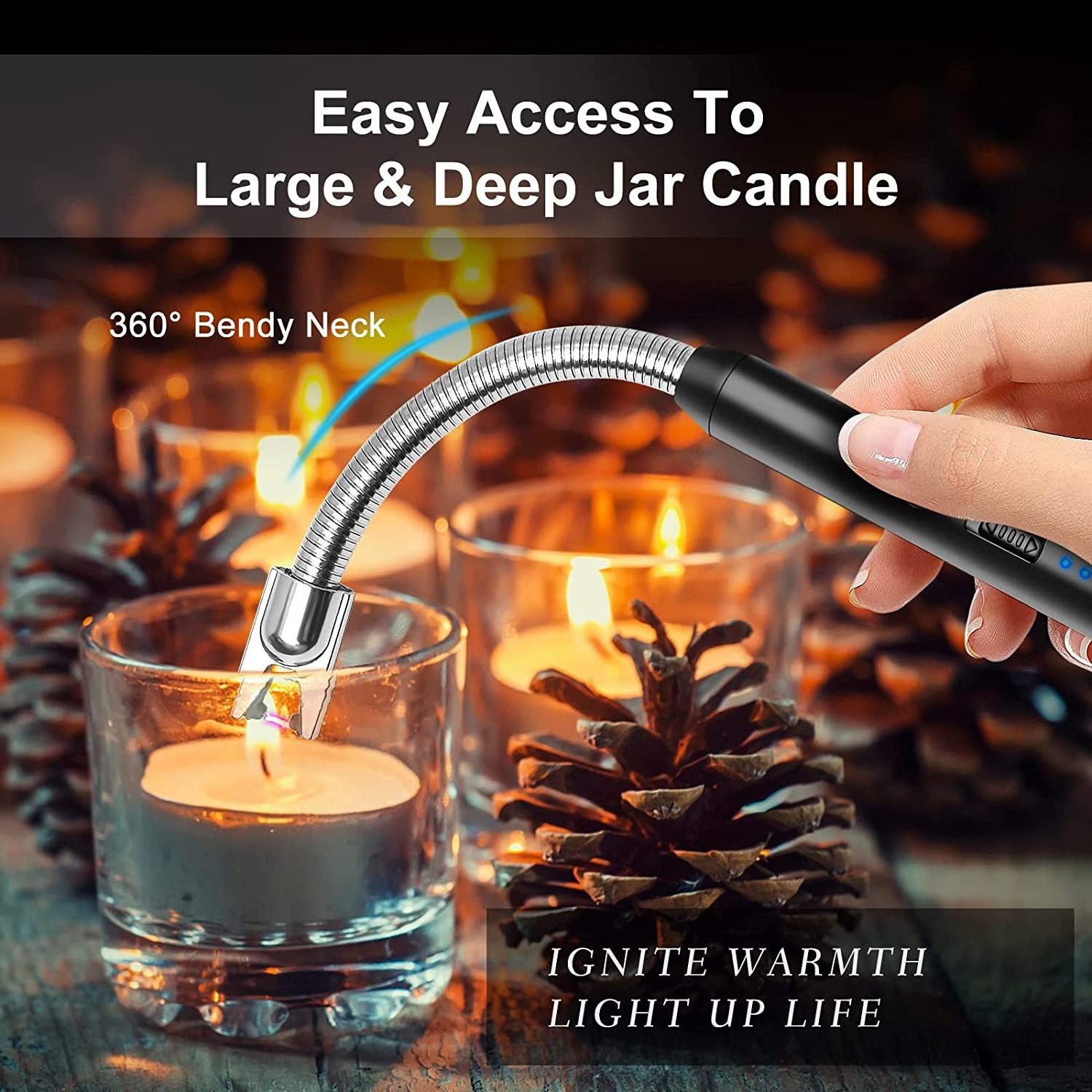 Wholesale BBQ Grill Lighter USB Multi-Function Rechargeable USB Electric BBQ Lighter for Kitchen Candle, Camping