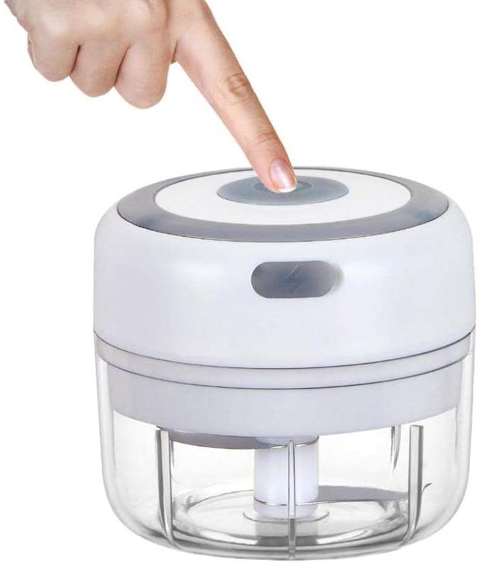 Hot Mini Chopper Electric Food and Onion Chopper Electric Garlic Press Small Food Processor to Chop Fruits Vegetables