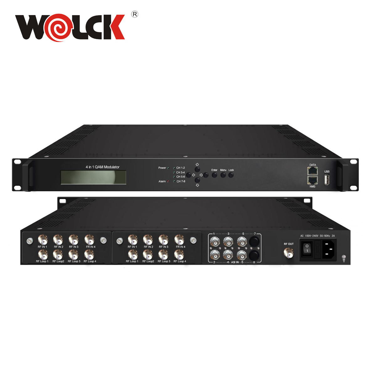 16 in 1 Mux-scrambling QAM Modulator WK-3394T 16 in1 24 in1 Tuner to DVB-T Modulator