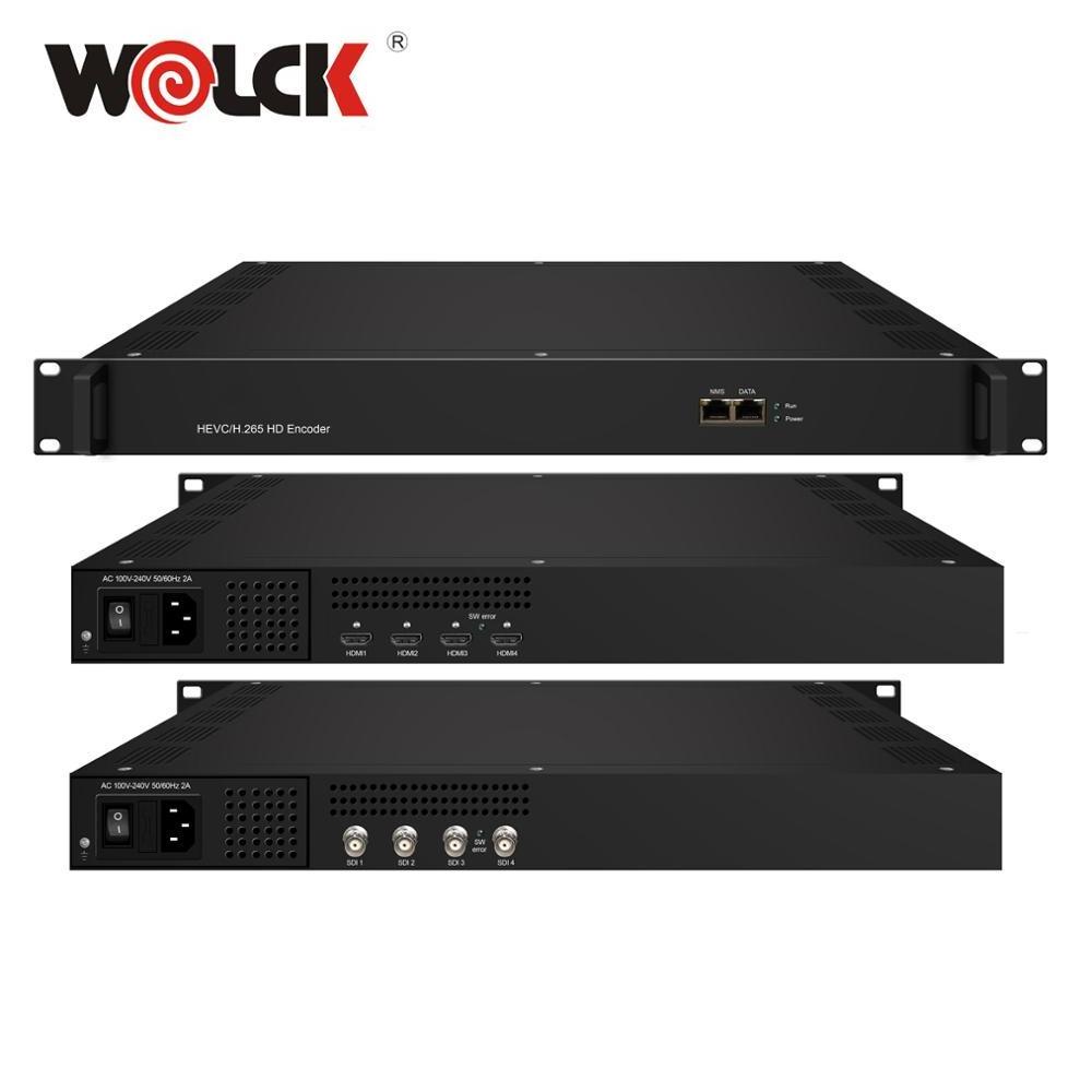 ASI/HDMI H265 HD Encoder 4 channels 8 channels 12 channels encoder ASI and IP out