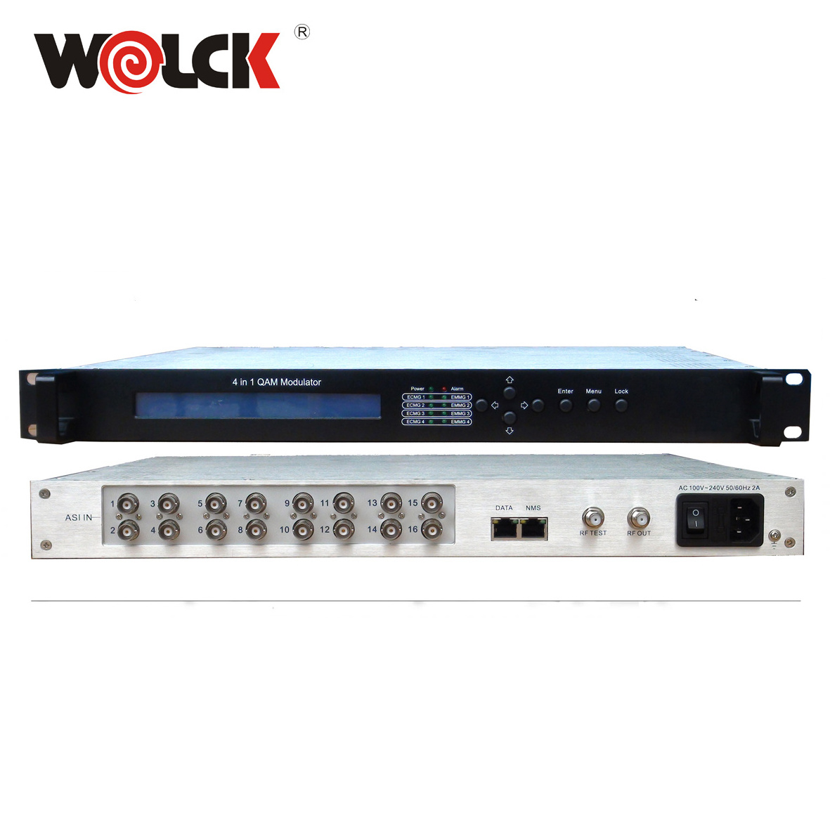 16 in 1 Mux-scrambling QAM Modulator WK-3394T 16 in1 24 in1 Tuner to DVB-T Modulator