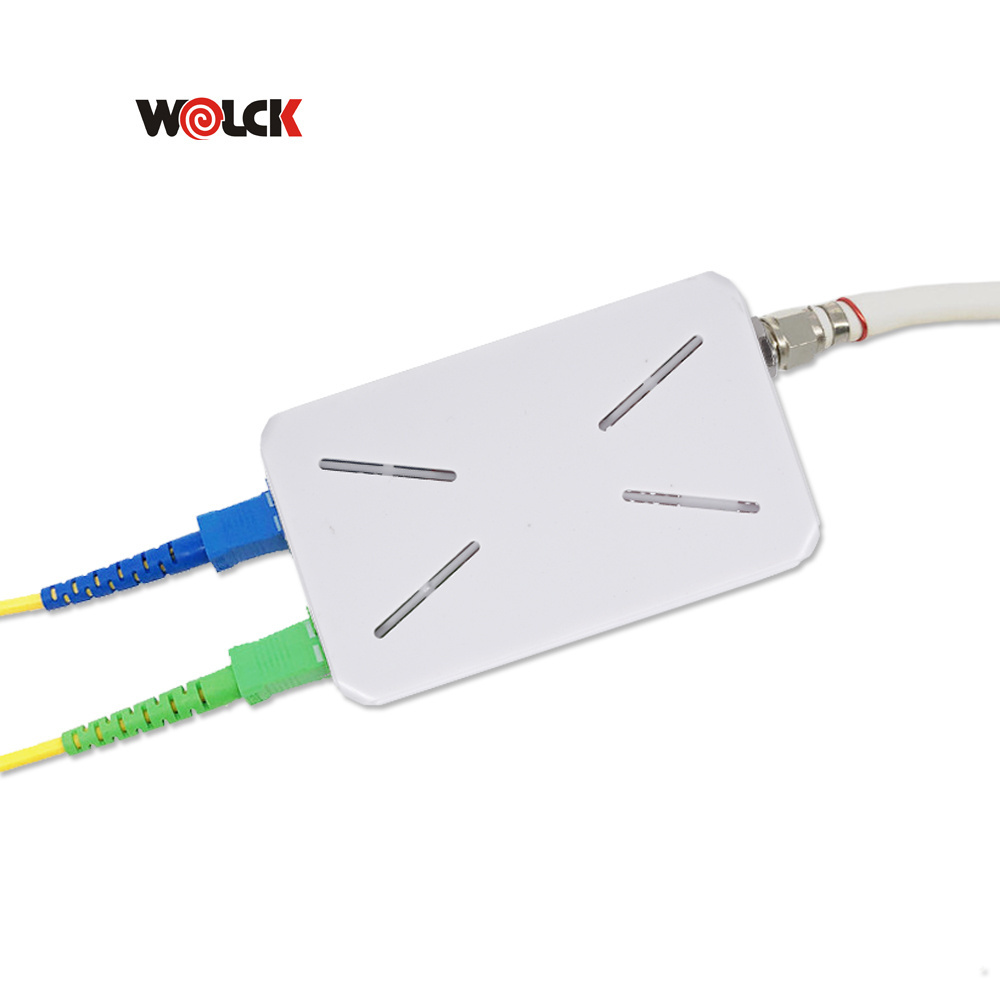 Fiber Optic Cable Mini Catv Hfc Agc Micro Optical Node