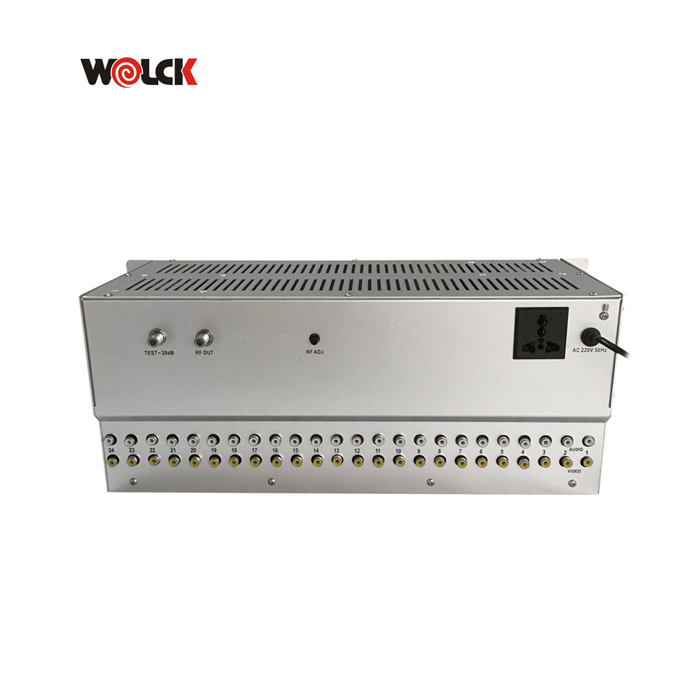 Multi Hd Ip Catv 4 8 32 Channel Av Rf To Analog Qam Rf Modulator