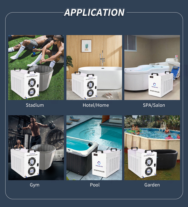 Manufacturer Hot Sell Cold Plunge Spa Heat Pump Home Athletes Ice Bath Water Chiller for cooling swimming pool bath tub