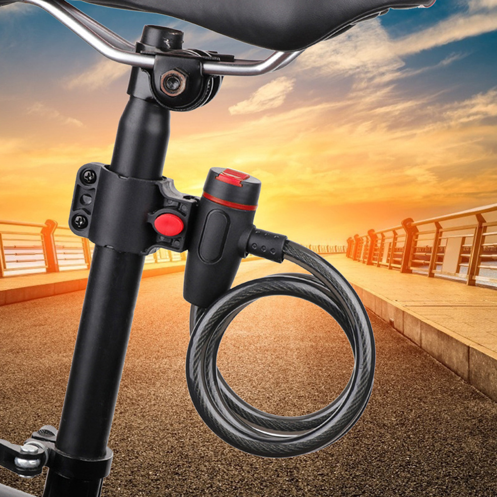 Steel Cable Bike Lock for Cycling Anti-Theft Chain Wire Bicycle Security Lock with 2 Keys MTB Bike Accessories