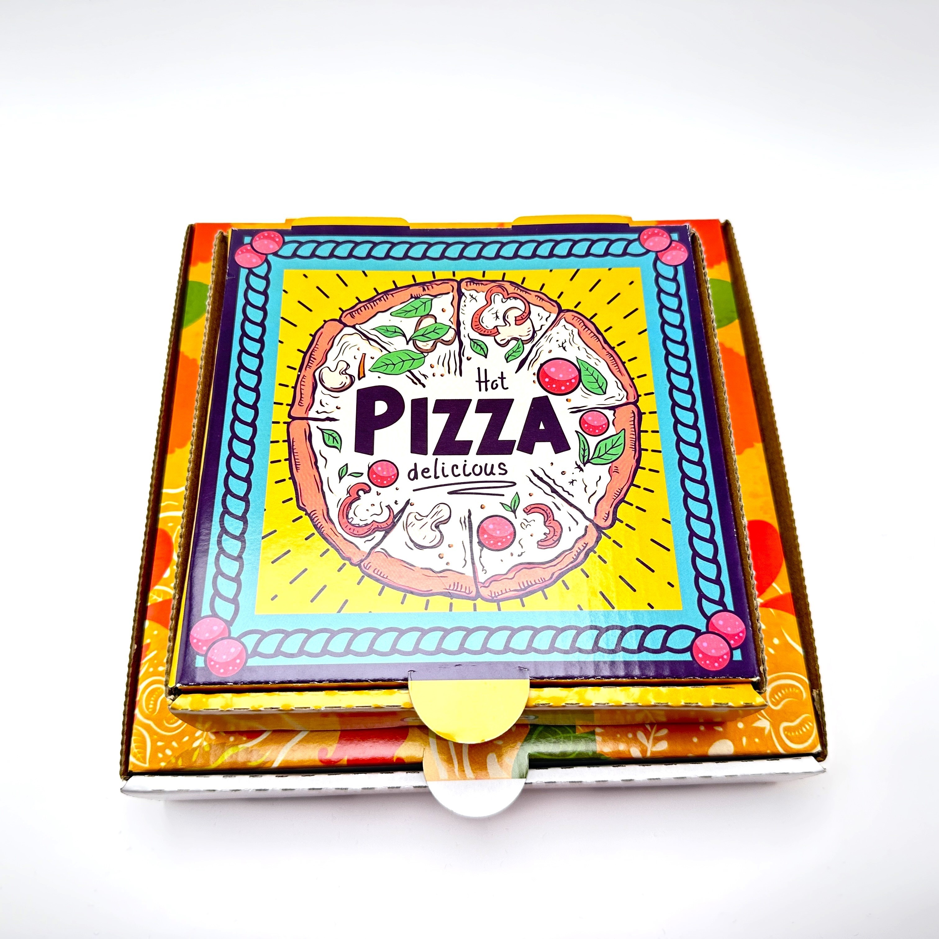 Pizza Shipping Box Packaging Carton Cheap Price Biodegradable 10 12 13 14 Inch Pizza Packing Delivery Box Supplier For Pizza