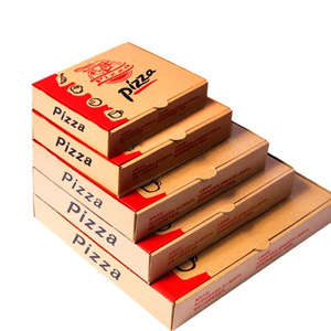 Pizza Shipping Box Packaging Carton Cheap Price Biodegradable 10 12 13 14 Inch Pizza Packing Delivery Box Supplier For Pizza