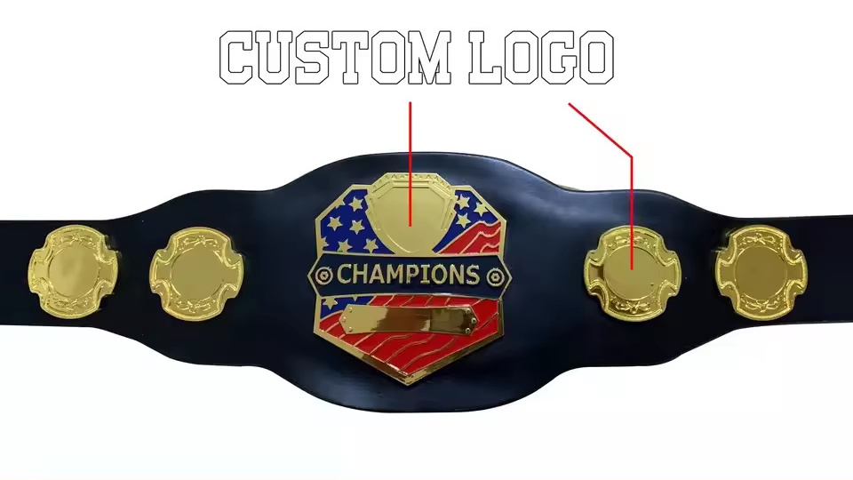 Authentic Wear Universal Championship Blue Commemorative Title Belt