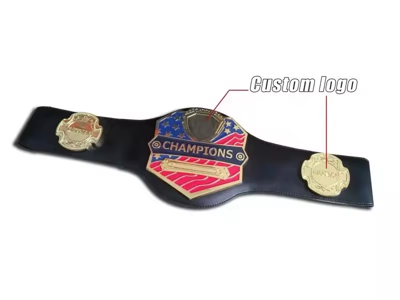 Authentic Wear Universal Championship Blue Commemorative Title Belt