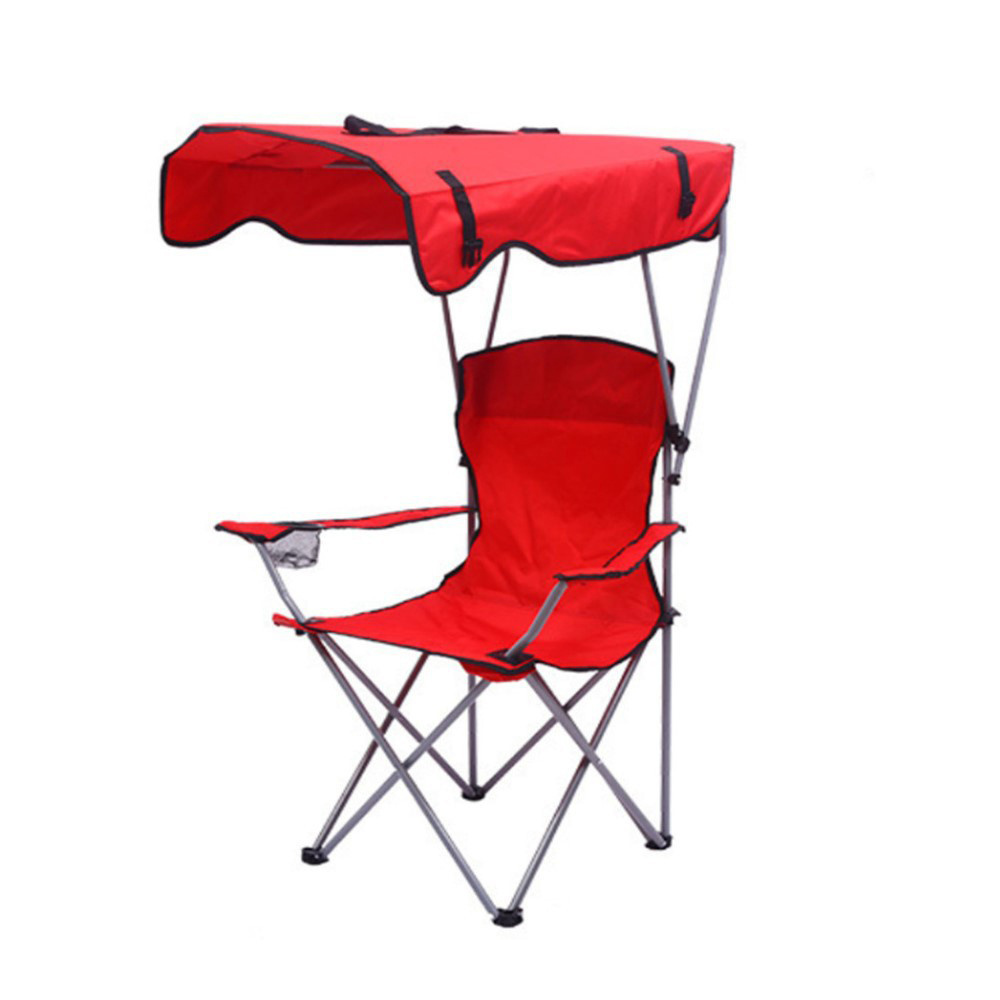 Newest Beach Chair Portable Armchair Sunshade Backpack Folding Chair For Outdoor Picnic Camping Travel Beach Fishing Chairs