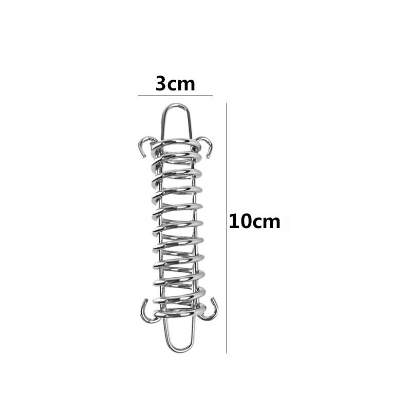 Warehouse camping rope buckle spring hook clasp outdoor tent accessories guyline tensioner spring latch hook