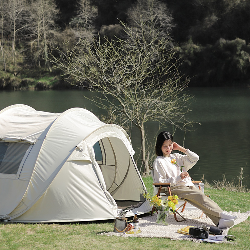 High Quality Waterproof Tent Portable Automatic Pop Up Outdoor Camping Tent for