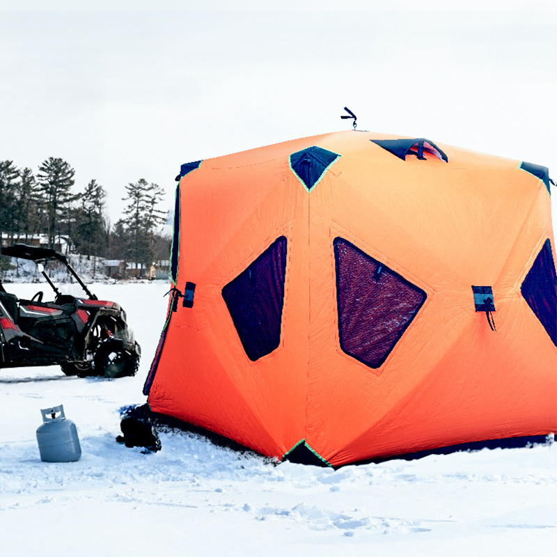 ice fishing tent clam roof ice fishing winter tent 2-3 people