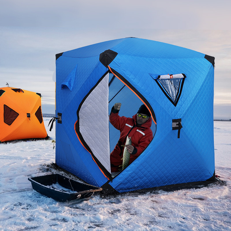 ice fishing tent clam roof ice fishing winter tent 3-4 people