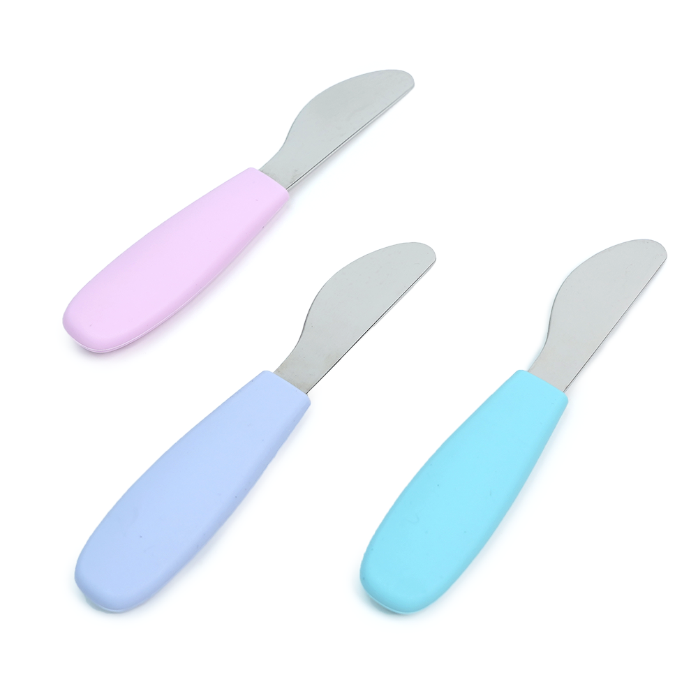 Spoon And Fork Set For Kids Food Grade Super Soft Stainless Steel Spoon Fork Set Could Sells Seperately Custom Service Available