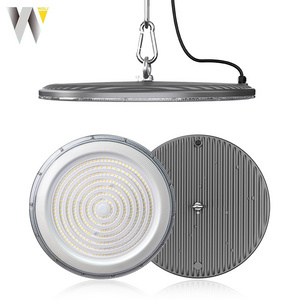 Garage Lighting Ceiling 100 150 200 300 400 Watt Ip66 Aluminum Commercial Warehouse UFO Led High Bay Light