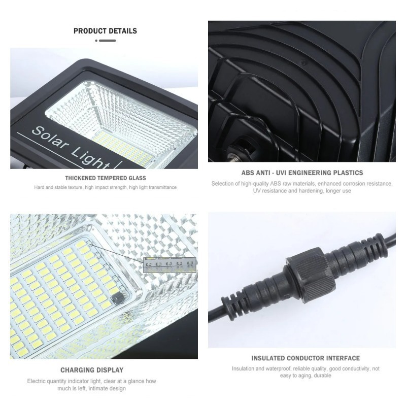 Multifunctional FloodLight Portable Die-cast Aluminum Garden outdoor IP65 ip67 solar powered led flood light