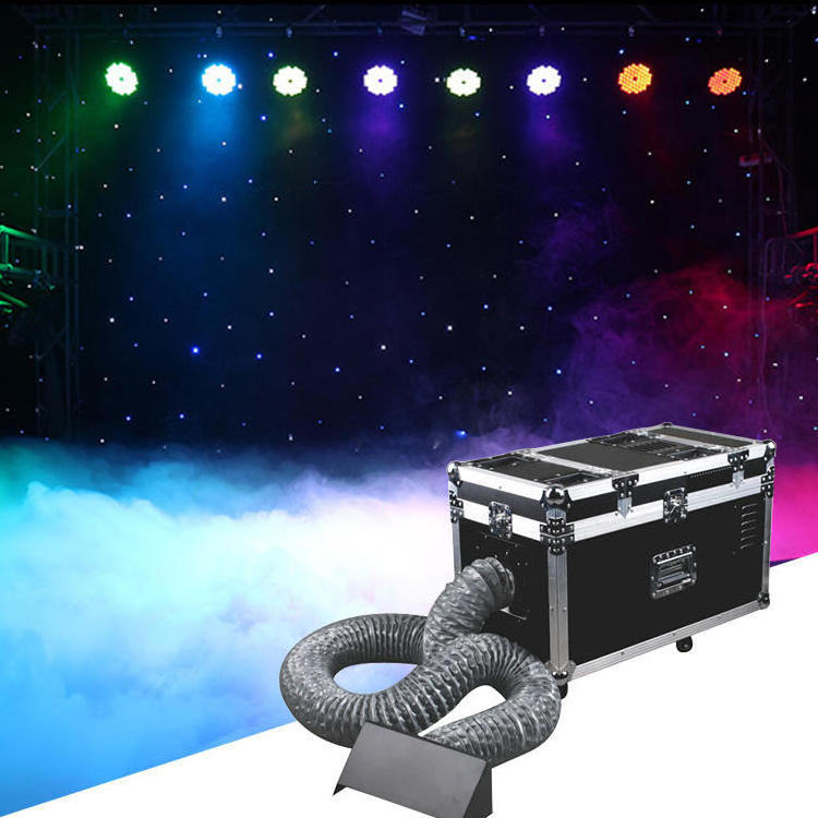 Controlled stage effect equipment low lying dry ice fog machine party smoke machine for wedding night club