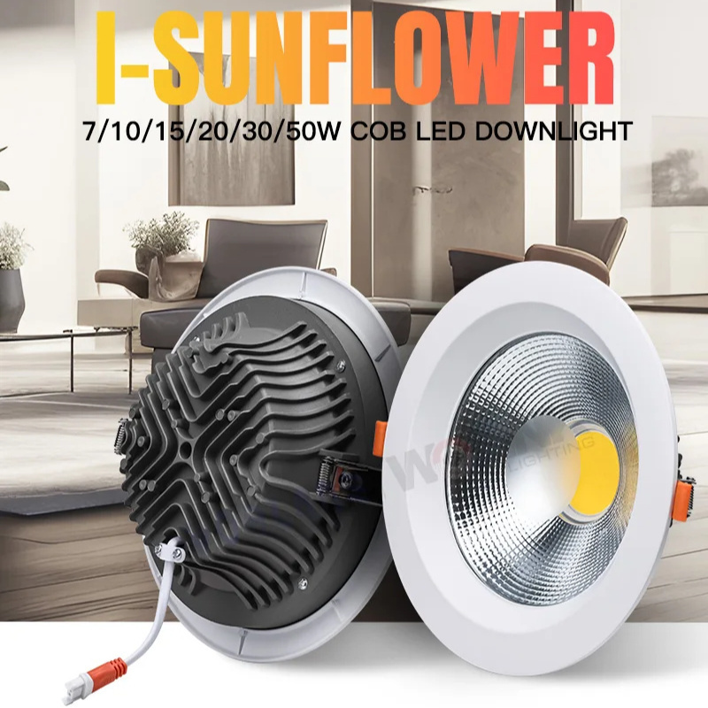 SASO Down Light Saudi Arabia anti glare recessed 7 watt cob spotlight ceiling led downlight 7w 10w 15w