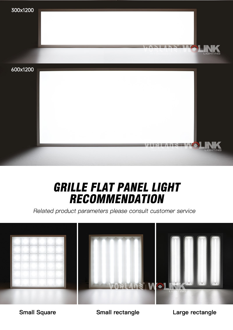 Conference Flat Panel Light ceiling 6000k bright backlit 2x2ft 1ft 2ft 3ft 4ft led panel light 30x120 60x120