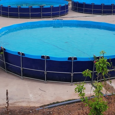 Aquaculture PVC large water tanks indoor fish breeding plastic commercial fish farming tank