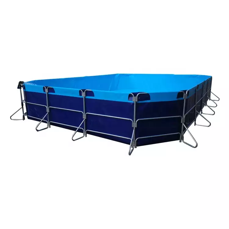 Most Popular Pvc Fish Tank Farming Round Fish Pond Tank Tarpaulin Shrimp Farming Equipment