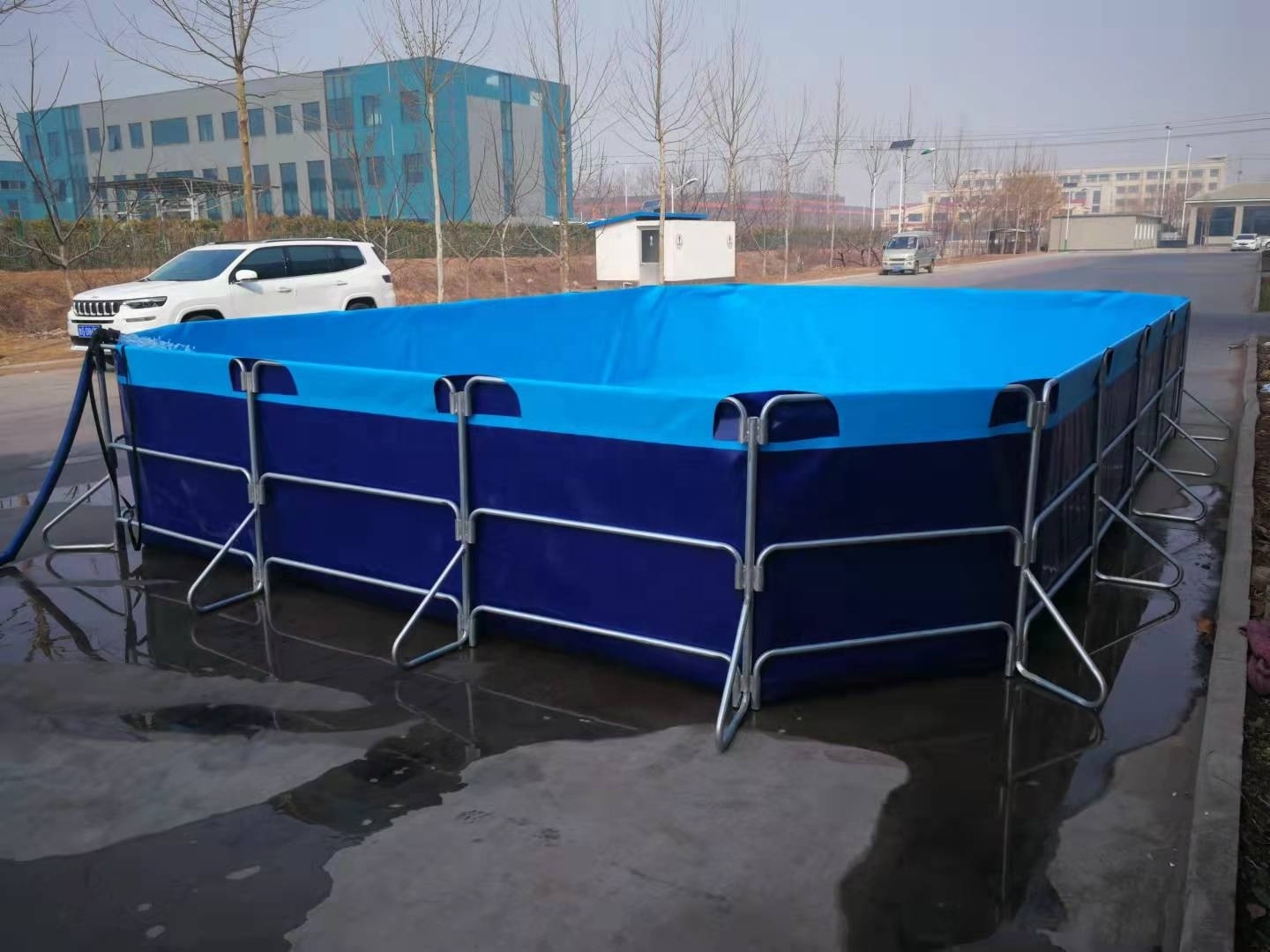 WLZ source factory quality foldable biofloc system aquaculture indoor shrimp farming equipment