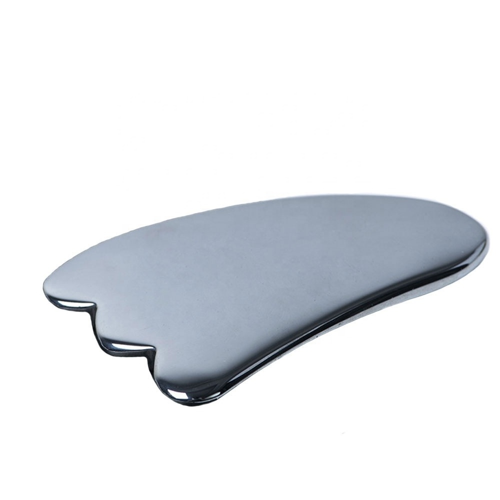 2021 New Wing Shape Fitness Body Gua Sha Board Terahertz Scraping Plate face lift massage facial scalp massager