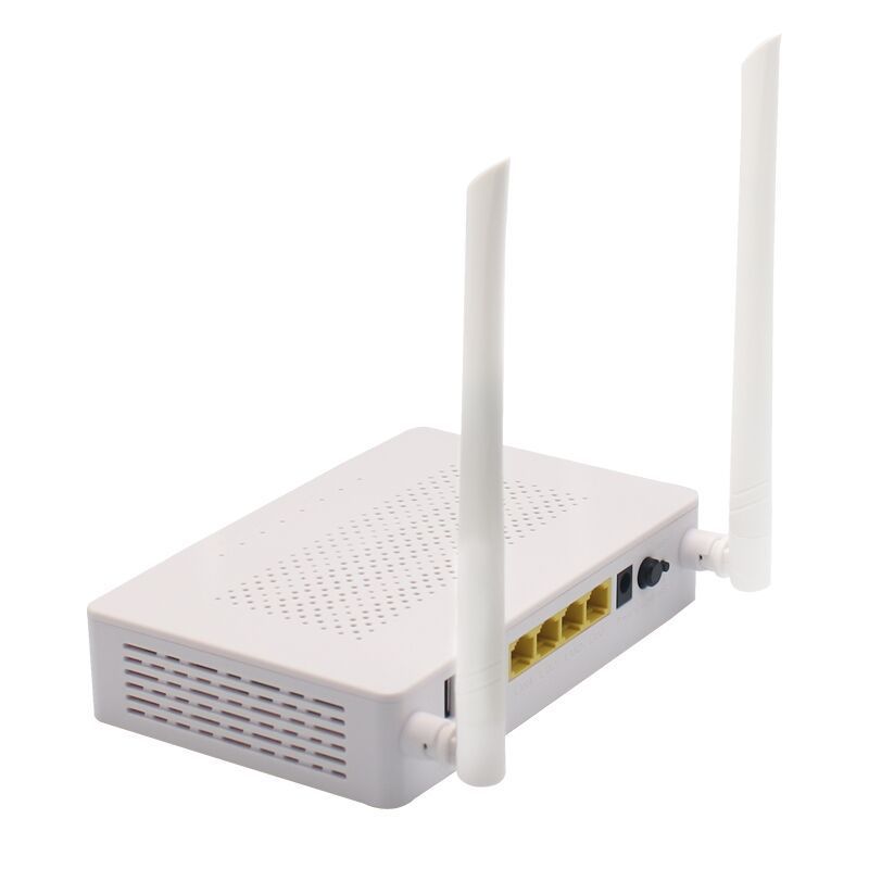 Wolon ONU HG8546M XPON EPON GPON ONU 4LAN 1voice WIFI USB Antenna ONU ONT English Version  5DB good signal