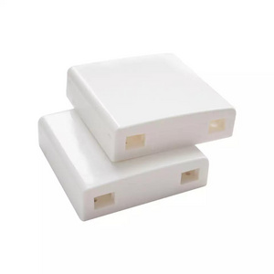 ftth fiber optic terminal box 2 port 86 wall panel 2 cores box with sc connector86*86mm Wall Mounted Face plate sc pigtail 0.9mm