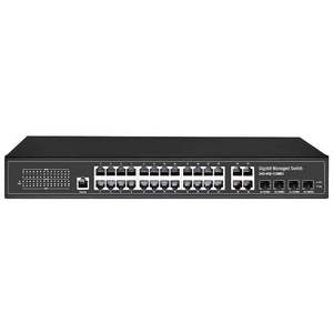 24 Port Gigabit Managed PoE Network Switches WL-24G-4TC