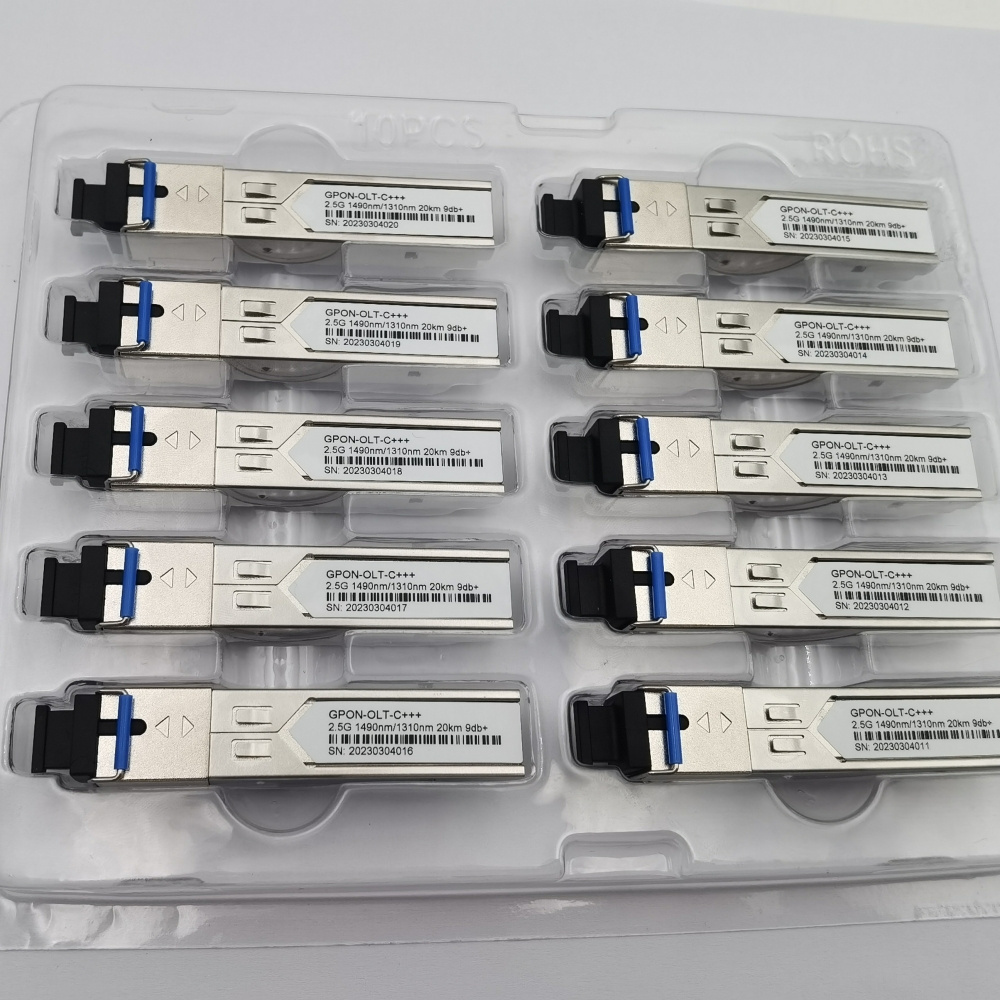 9dBm  GPON OLT PON SFP C+++ 2.5G Transceiver Module compatible with ZTE GPON OLT