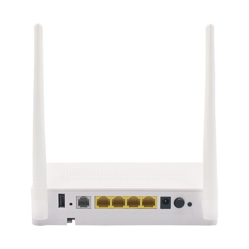 Wolon ONU HG8546M XPON EPON GPON ONU 4LAN 1voice WIFI USB Antenna ONU ONT English Version  5DB good signal