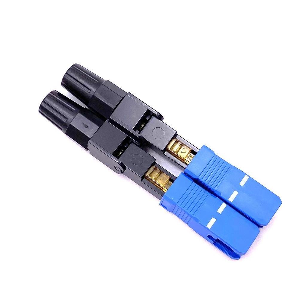 Singlemode multi-mode SC APC fiber optic fast  connector OPTIC CONNECTOR