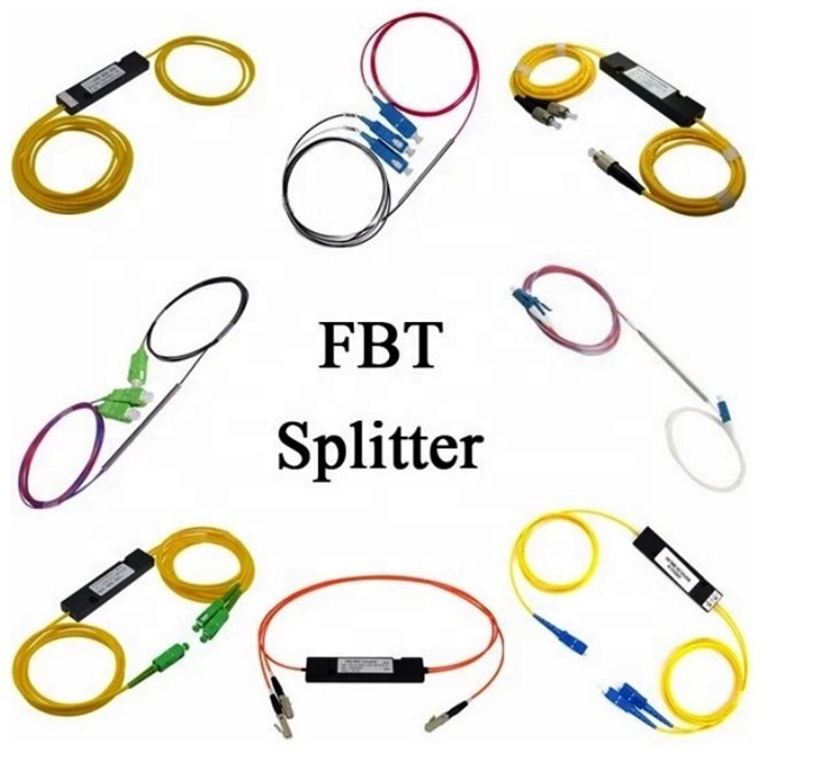 fbt splitter 1 x 2 fbt splitter splitter 0.9mm sc apc sc upc connector optical fiber FBT coupler radio 10:90 20:80 30:70