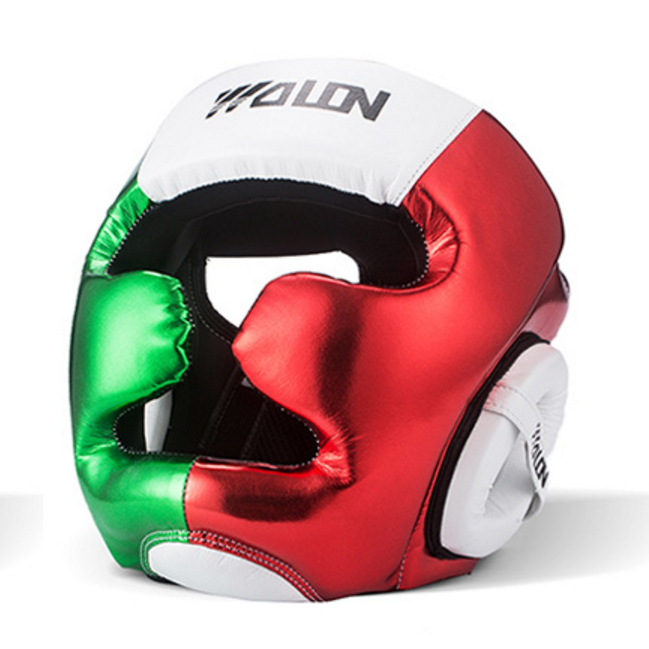 WOLON  Boxing Training Head Guard PU cheap Helmet