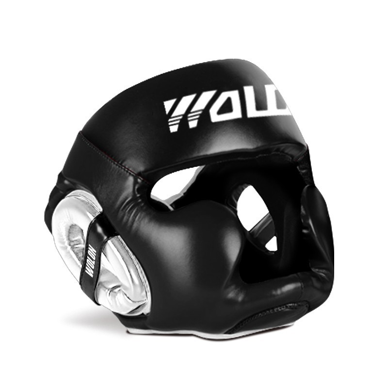 WOLON  Boxing Training Head Guard PU cheap Helmet