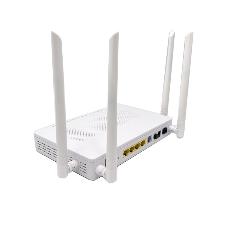 HWZ Compatible AC Dual Band WIFI5 1200M ONU XPON GPON GEPON EPON 1G3F+4WIFI+1POT+2USB XPON ONU ONT Router Factory Price