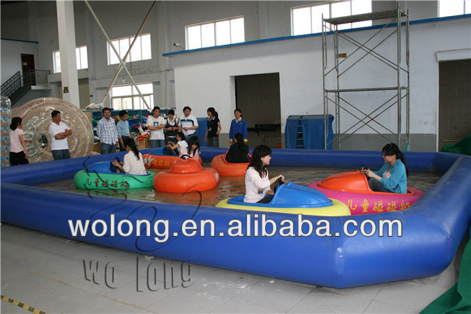 Funny Inflatable Children Bumper Aqua Boat For Pool