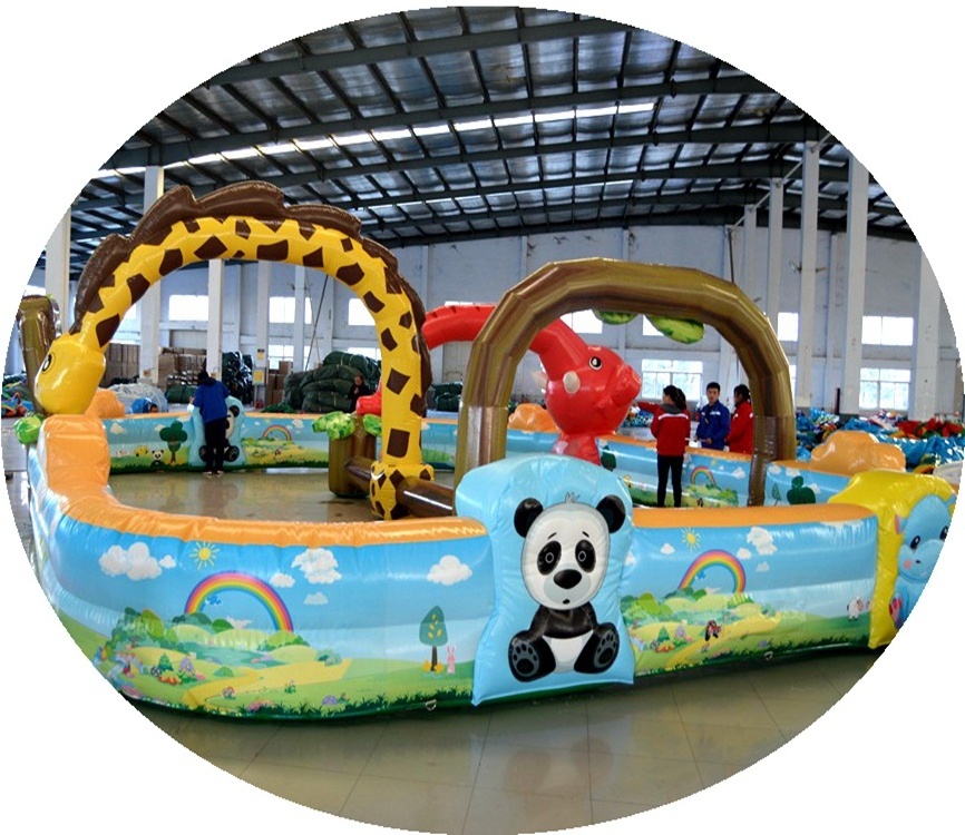 Inflatable Racing Rally Lane Go Kart Inflatable Race Track from China factory