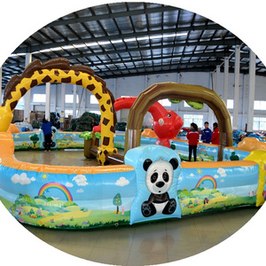 Inflatable Racing Rally Lane Go Kart Inflatable Race Track from China factory