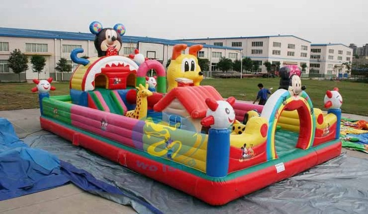 Inflatable Theme Park Carnival Cheap Kids Bouncy Castle Jumping House PVC Indoor Inflatable Games  Outdoor Inflatable Toys