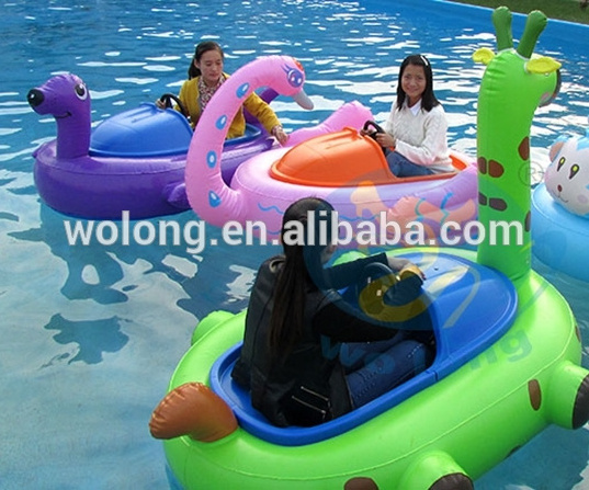 Funny Inflatable Children Bumper Aqua Boat For Pool