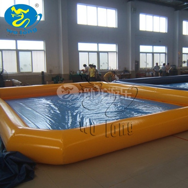 2024 Hot sale Customized size  square swimming commercial  inflatable water pool with high quality for sale factory price