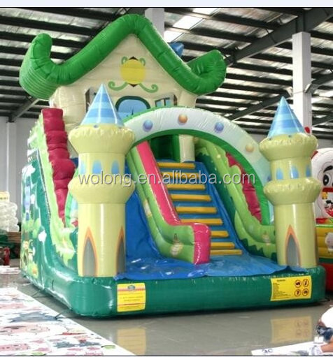 Inflatable Slide Bouncer Inflatable Trampoline Inflatable Castles Waterproof Accessories Customized PVC Outdoor Packing Kit